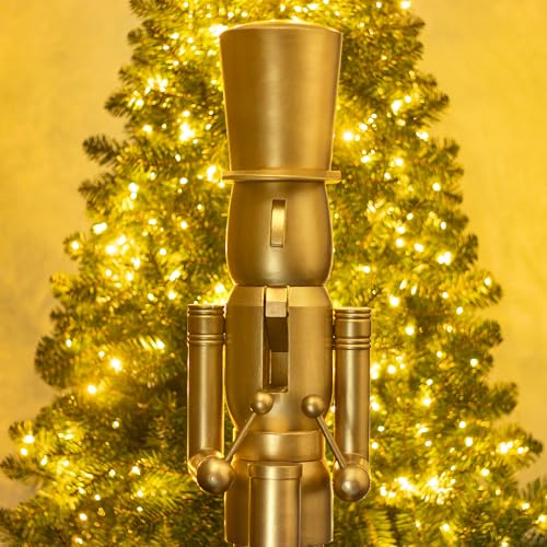 KI Store 120 cm Weihnachten Nussknacker Gold Lebensgröße Groß XXL...