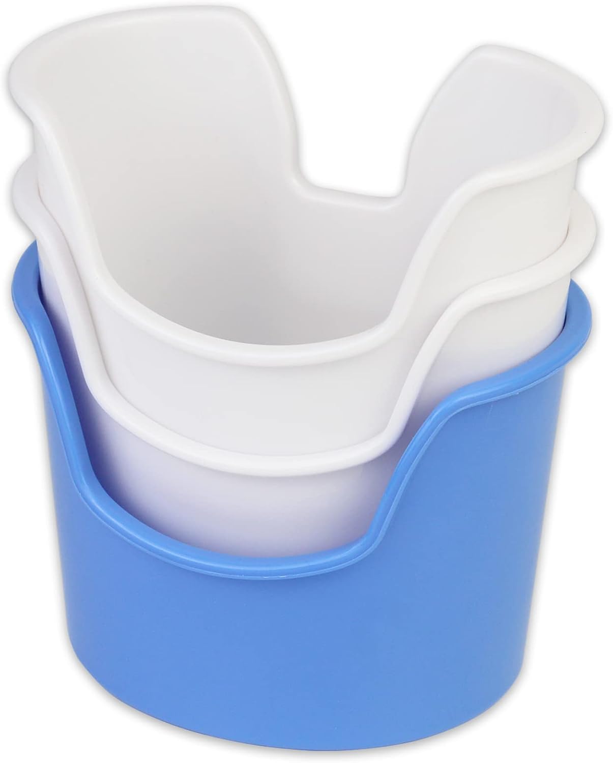 TopQuaFocus 3pcs Earwax Removal Basin Earwax Cleaner Basin 2 White and 1 Blue Earwax Remover Basin
