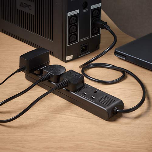 Computer Spares 1m IEC C14 Plug to 4 Gang Mains Power UK Socket - Image 4