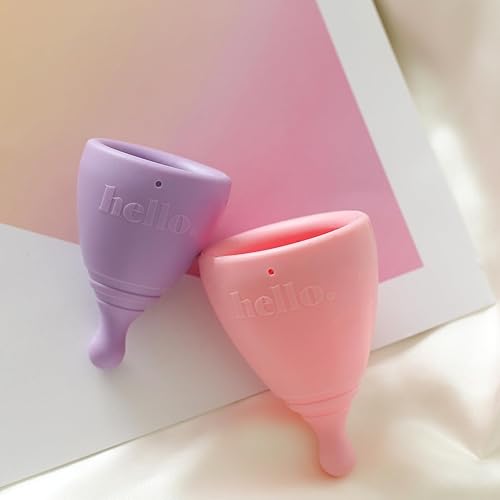 Miniatura 5 de Hello Period Menstrual Cup Award Winning Reusable Period Cup Soft Flexible Alternative to Pads & Tampons Sustainable Feminine Hygiene Leak Proof