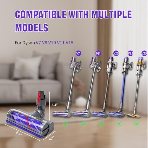Image of Upgrade Vacuum Brush Roller Head for Dyson Cordless Vacuum Cleaners