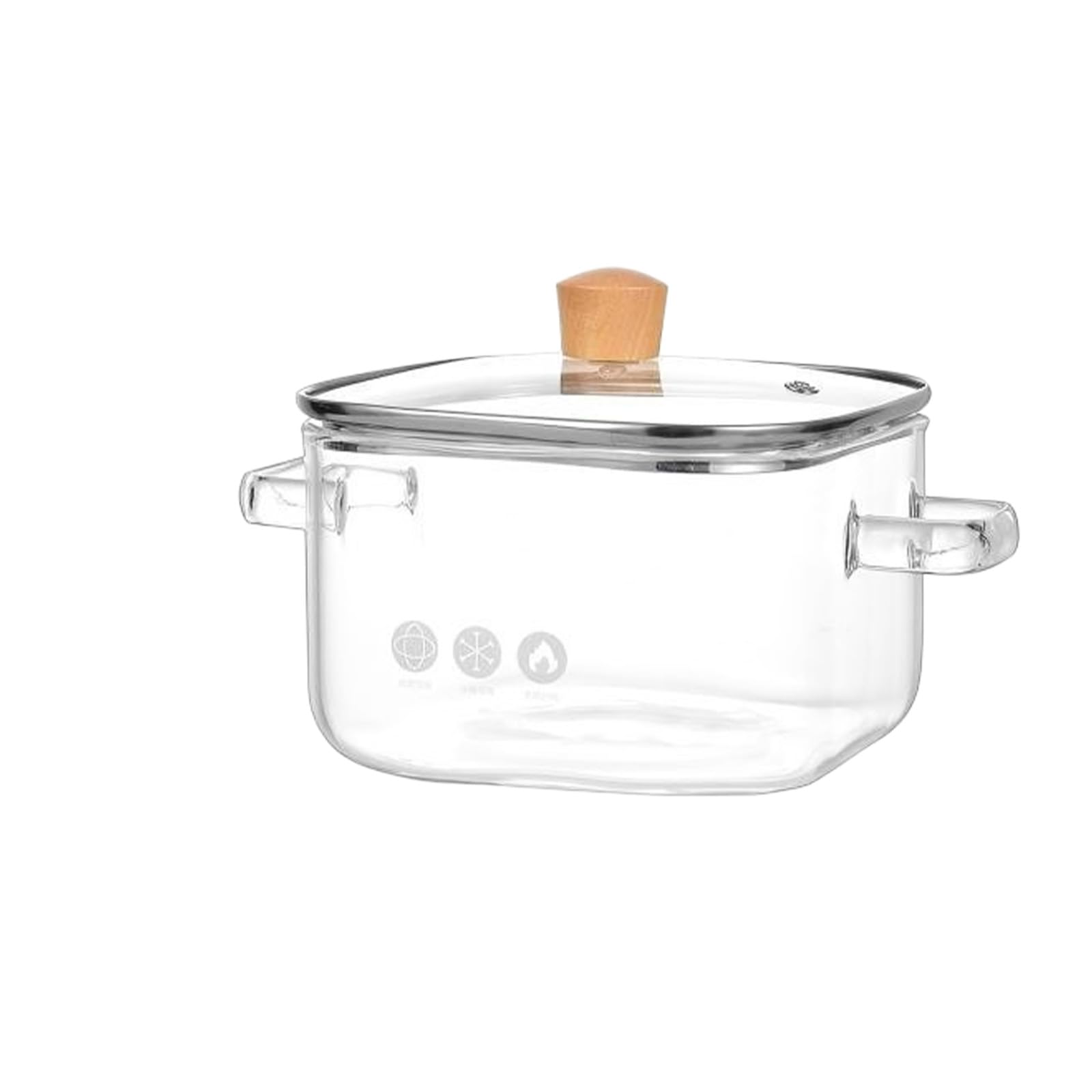 Kalttoy Glass Bacon Warmer with Nonstick Front Glass Roasting Pan for Hassle Release Cleaning and Storage Smokeless Barbecue Pots