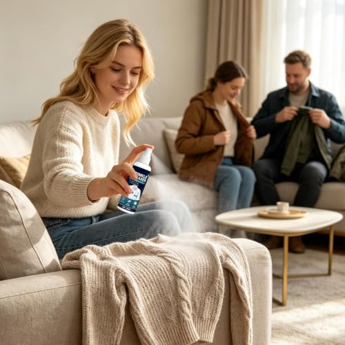 Problema de ropa adherida resuelto con el spray estático de 100 ml no pegajoso 3