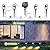 B-right Solar Spot Lights Outdoor, 8 Modes IP65 Waterproof Solar Powered Garden Spotlights 4-in-1 Landscape Lighting Auto On/Off with Remote Solar Uplights for Patio Pathway Tree 2700K Warm White