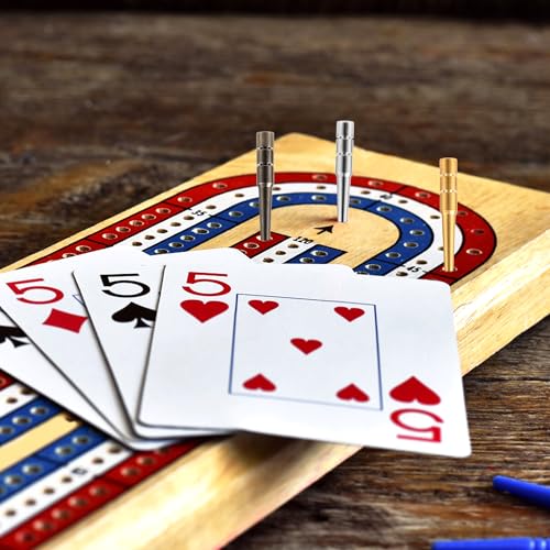 Chevilles de planche de cribbage métalliques piquets de cribbage 3 couleurs
