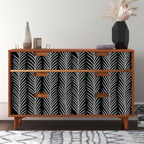 Papier peint décoller et coller géométrique vinyle imperméable et lavable pour bureau - 5