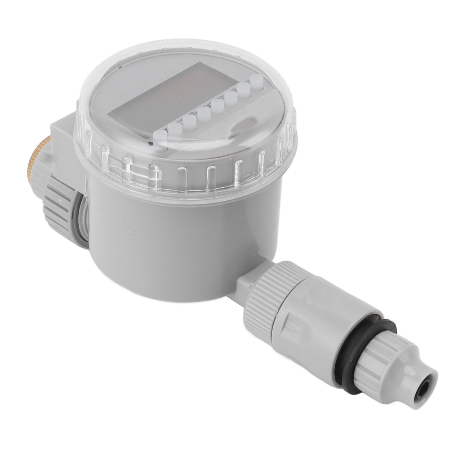 KIMISS Temporizador de Riego Automático y Temporizador de Aspersor de Manguera de Jardín para Grifos G1/2 G3/4 - de Riego por Goteo Eficiente para Plantas en Macetas y Cuidado del Césped (Gray)