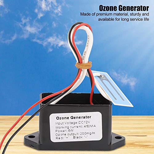 Diyeeni Generatore dell'ozono 200mg/h, Mini più Fresco dell'Aria del purificatore d'Aria di DIY, generatore dell'ozono di CC 12V per l'attrezzatura di depurazione delle acque/Aria della Famiglia - Image 3