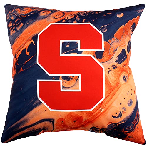 Image of Syracuse Orange 2 Sided Color Swept Decorative Pillow, 16 inch, Made in The USA