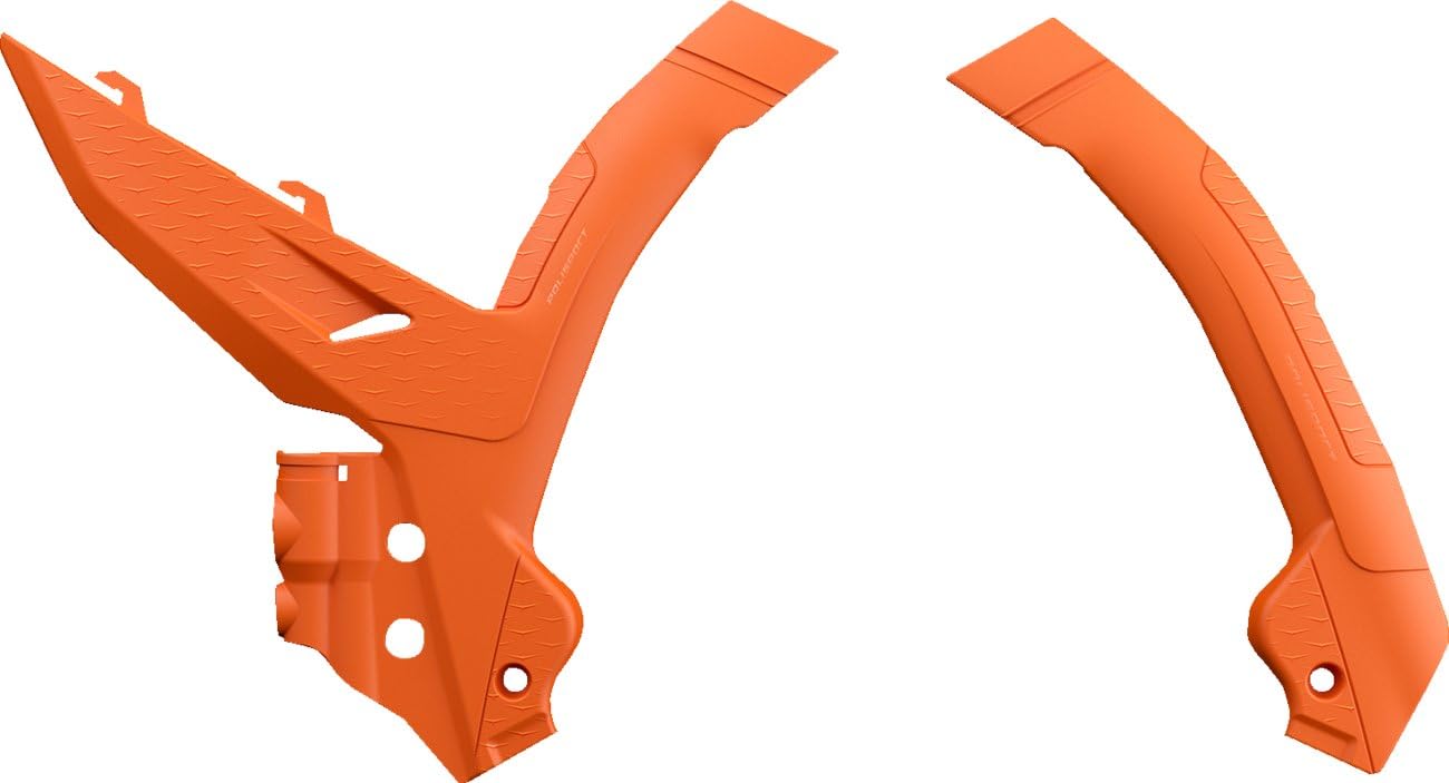 POLISPORT 8500100002 – Frame Protection Models KTM Orange