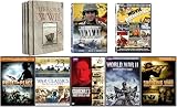 WWII DVD Bundle Lot –Heroes of WWII, Heroes of World War II 3-Pack, Stephen Ambrose WWII Collection, Churchill’s First World War, World War II Behind Doors, Big Battles of WWII, War Movie Blockbusters