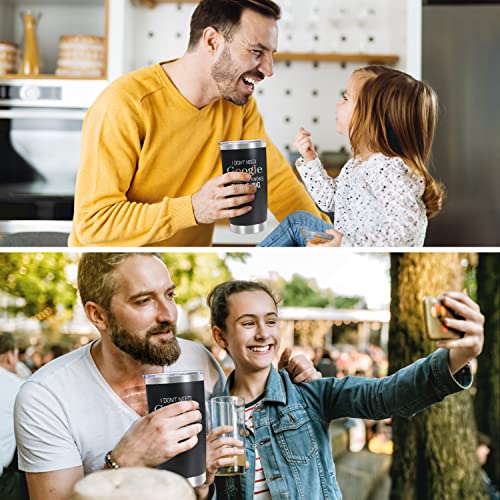 Frerdui Father Birthday Gifts For Dad From Daughter Wife, Insulated Coffee Tumbler Mug Cup With Lid, Daddy Happy Bday Cool Funny Best Dad Ever Christmas Presents For New Dad, Step Dad - 20Oz #TOP3