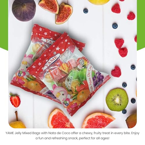 YAME JELLY MIXED BAGS 700g-24.6oz (Pack de 3) con Nata de Coco miniatura 2