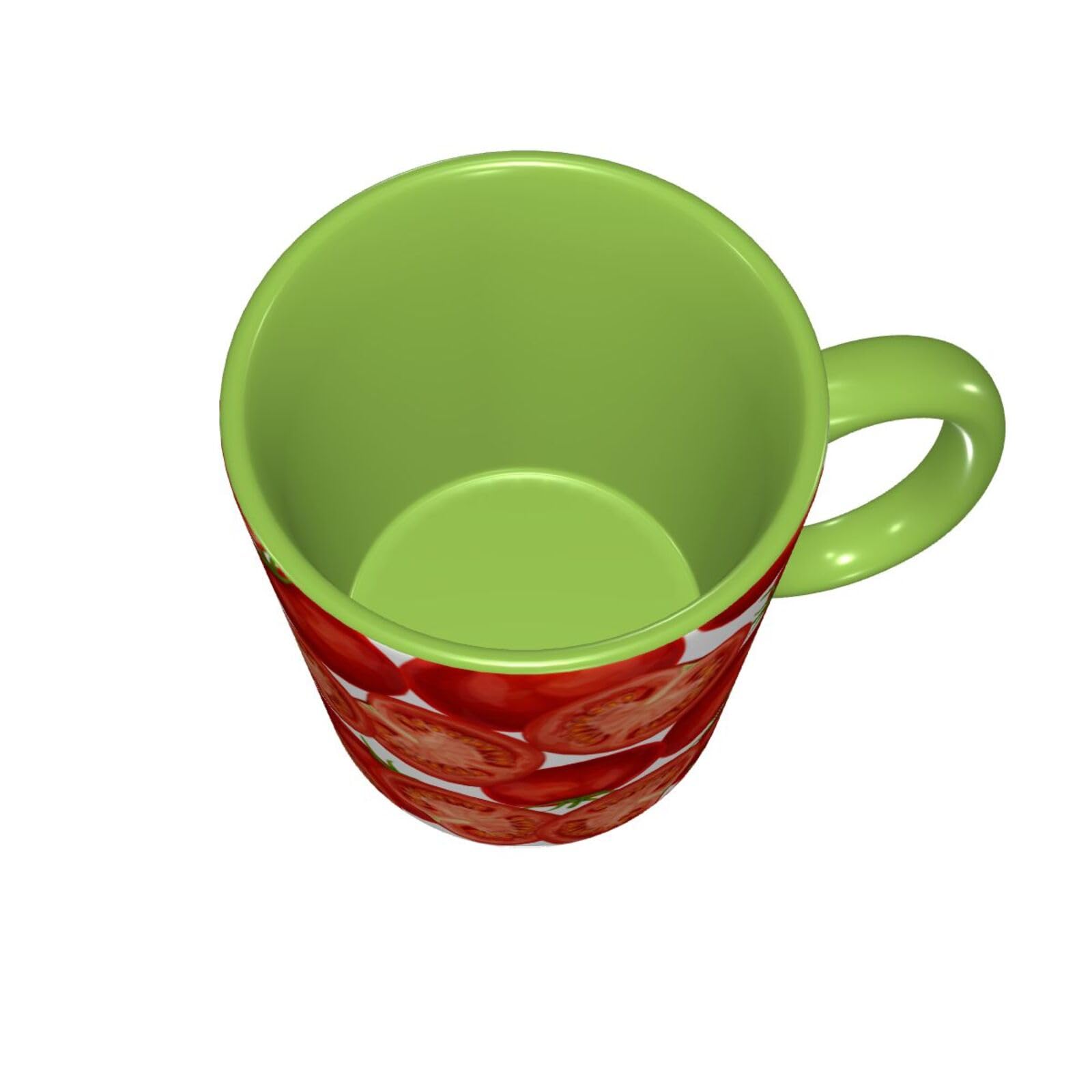 Amazon.co.jp: マグカップ トマト柄 陶器 食器 コーヒーカップ 男女