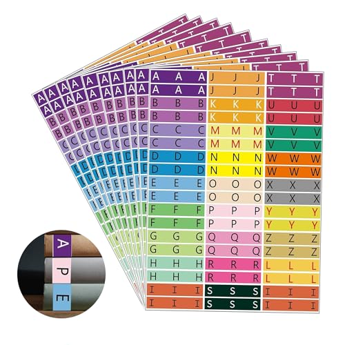 540PCS Reading Level Book Labels | Classroom Organization Stickers | Alphabet Library System | Teacher Must Have Supplies