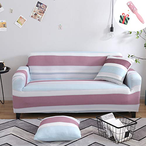 Universal Estiramiento Funda Sofá de 1 2 3 4 plazas, Morbuy Moda Nórdica de Impresión Sofá Cubre Furniture Protector Antideslizante Elastic Soft Sofa Couch Cover