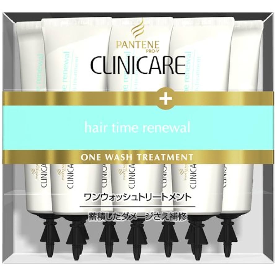 ★新品　パンテーン　クリニケア　ワンウォッシュトリートメント　15㌘×10　５箱 Amazon | パンテーンクリニケア 毛先まで傷んだ髪用 ワン