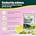 BoochBod - Probiotic Kombucha Gummy - Prebiotics, Probiotics, Postbiotics, Fiber Supplement, Slippery Elm, Dandelion Root, for Bloating, Gut Health - for Women and Men - Lemon Lime (Lemon Lime)
