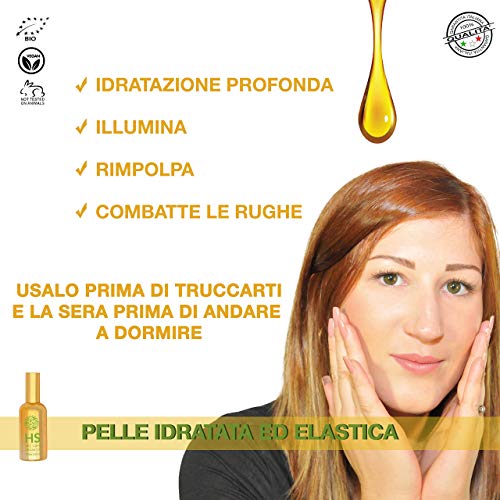 Olio di Argan Puro 100% Biologico Idratante Adatto...