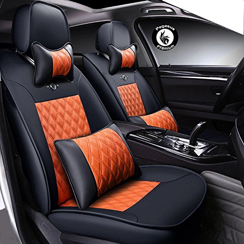 Image of Pegasus Premium PU Leatherite Car Seat Cover for Hyundai Elite -i20 (2014-2020)(Set of Front & Rear Seat Cover Only)