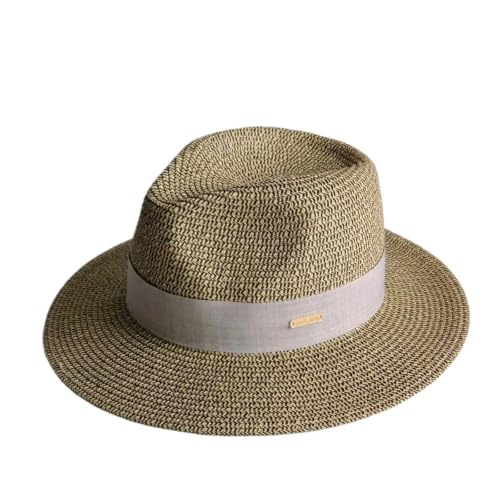 Chapeau fedora en paille idéal pour vos journées à la plage et voyages d'été