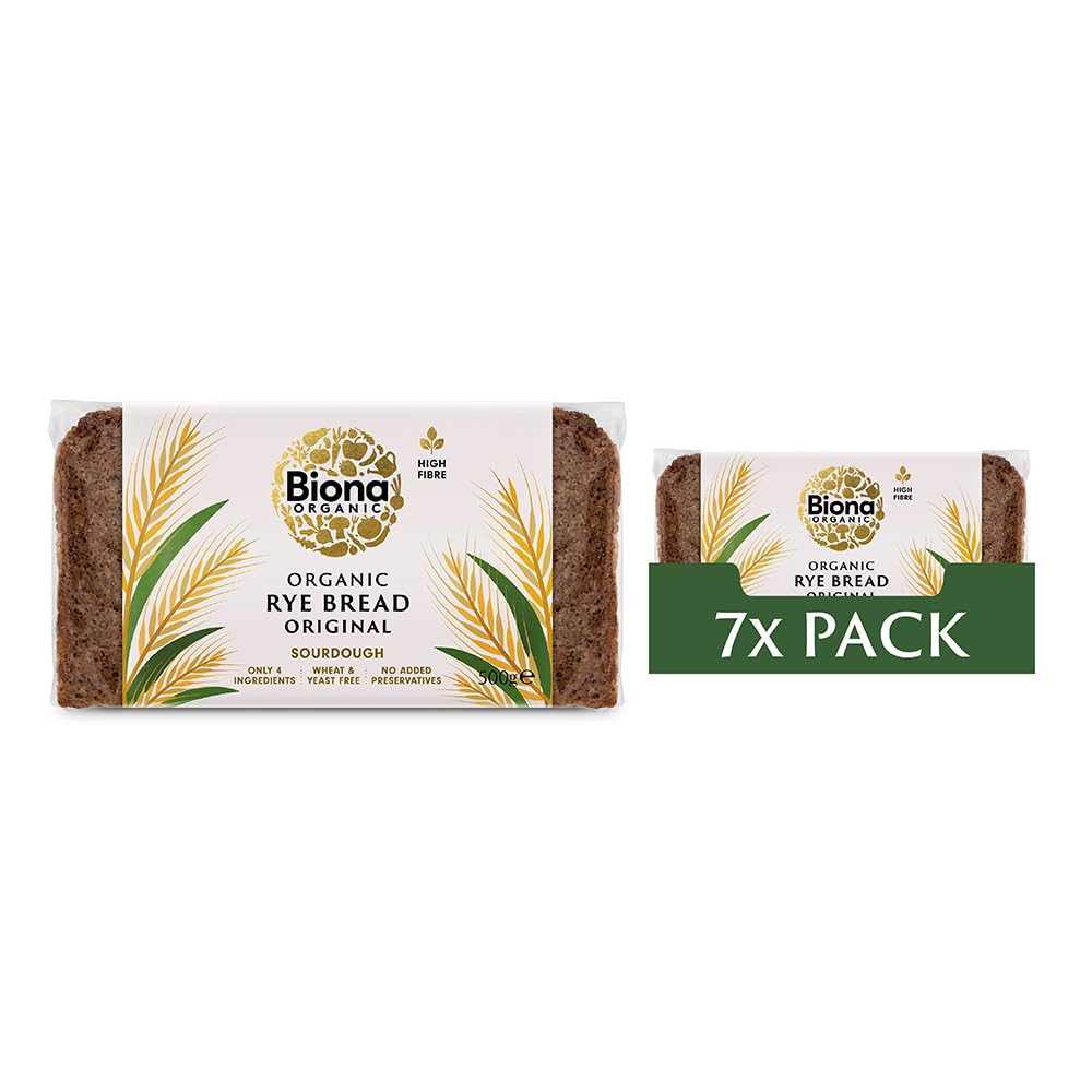 Biona Rye Bread Organic 500g (Pack of 7)