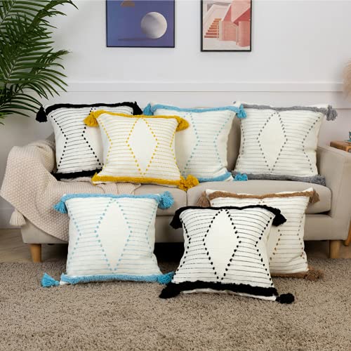 Blue Page SQ1111-BLACK-45X45 Throw Pillow Covers For Couch Sofa thumb #5
