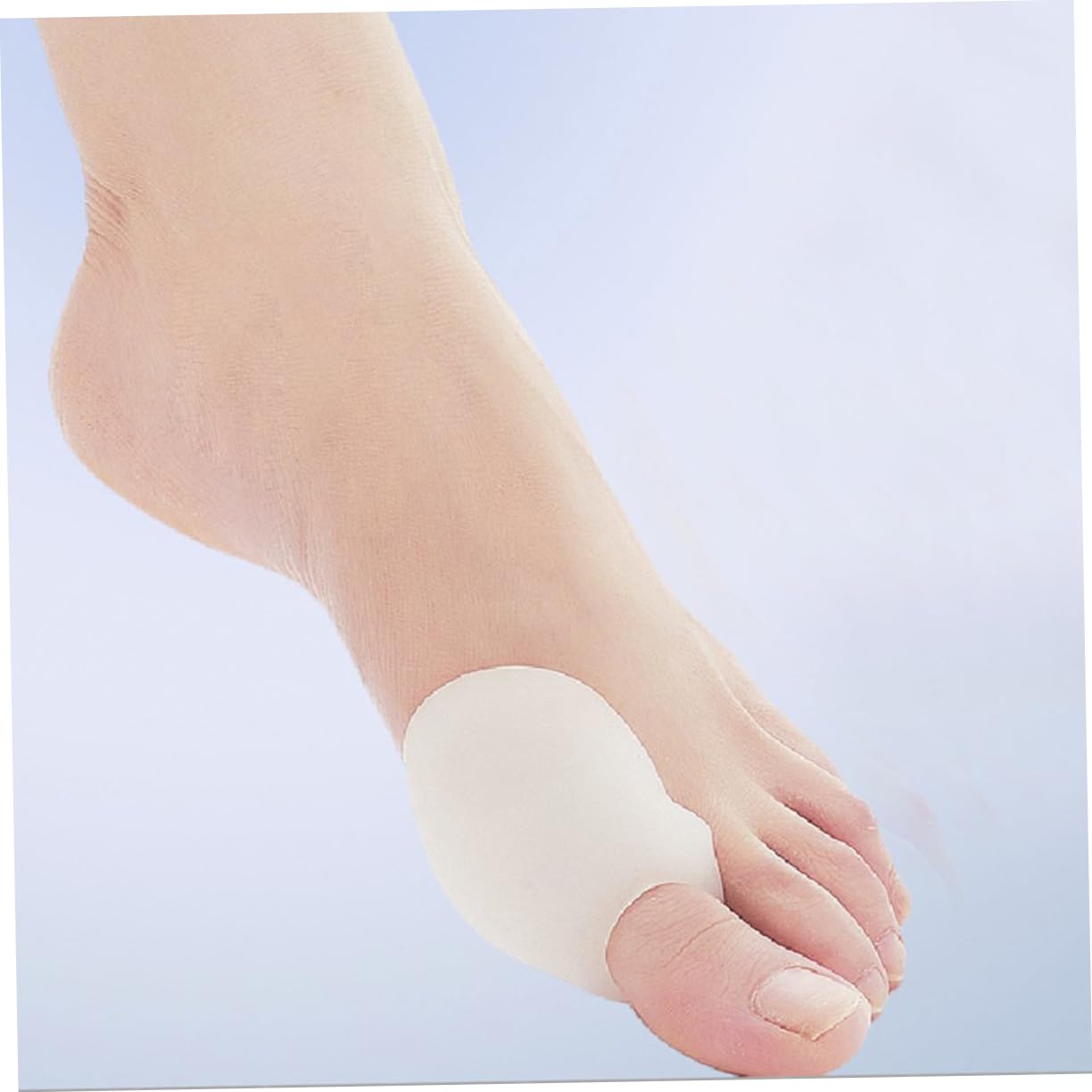 NOLITOY Bunion Relief Toe Straighteners White Silicone Toe Separator Hallux Toe Spreader Toe Protect