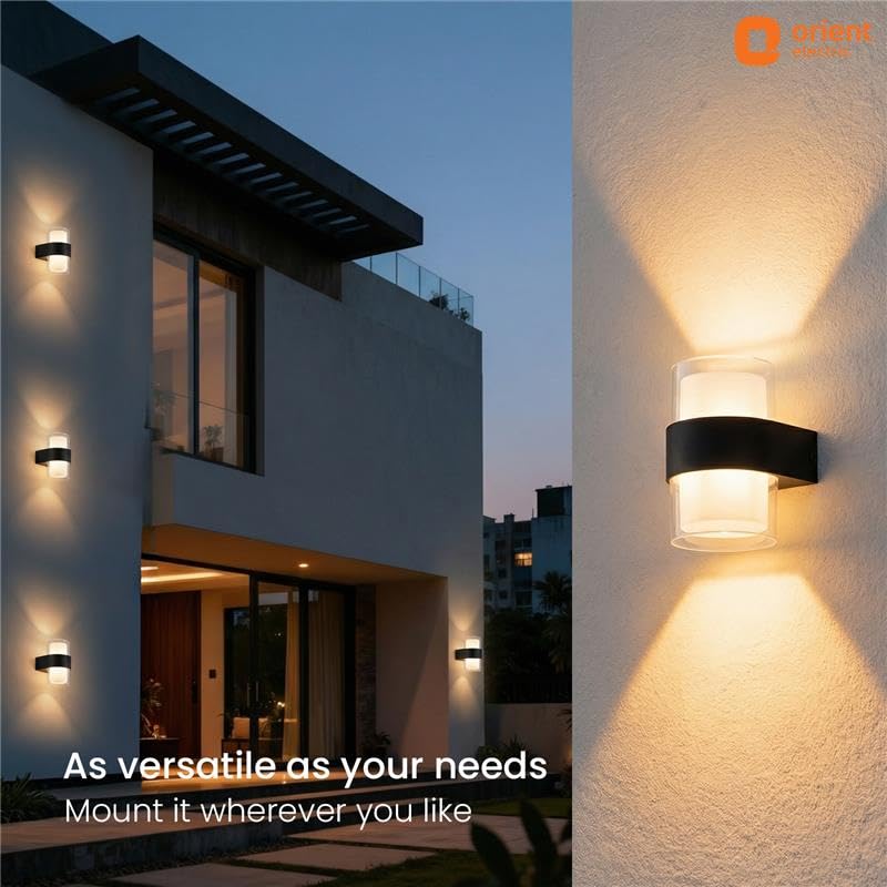 Image of Orient Electric 10W Decor Wall Light (Warm White, Pack of 1)