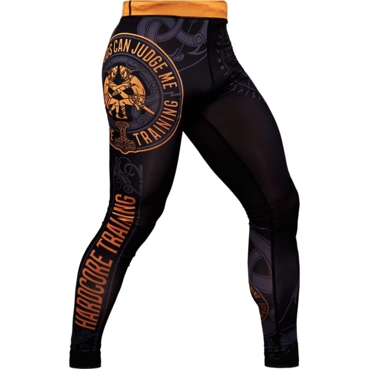 Hardcore TrainingCompression Pants Men’s Leggings Base Layer No Gi MMA BJJ Grappling Wrestling Spats Tights