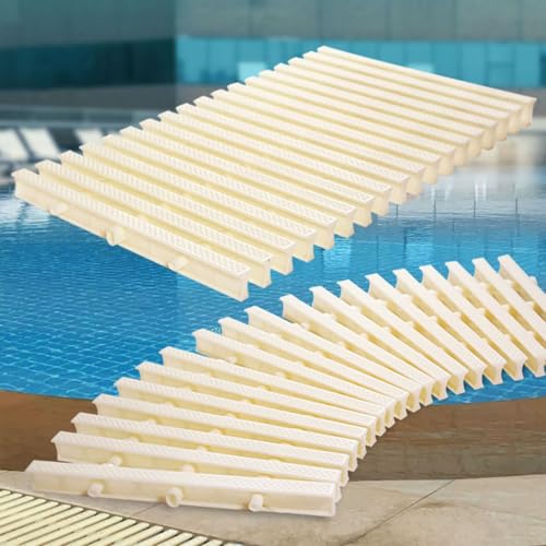 Grille de trop-plein de piscine couvercles de drain de tranchée 20cm - 6