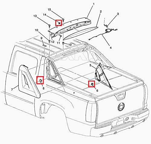Rexka 40Pcs Rocker Panel Moulding Clips For Gm 11518357 Chevrolet Avalanche Impala Lumina Monte Carlo Suburban Cadillac Escalade #TOP5