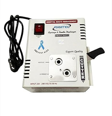 Apex Digital Needle Destroyer Electrical and Syringe Cutter with Cooper Transformer