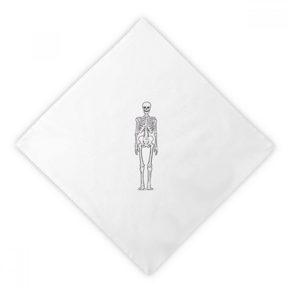 Serviettes en tissu corps humain lavables lot de 2 design anatomie multicolore