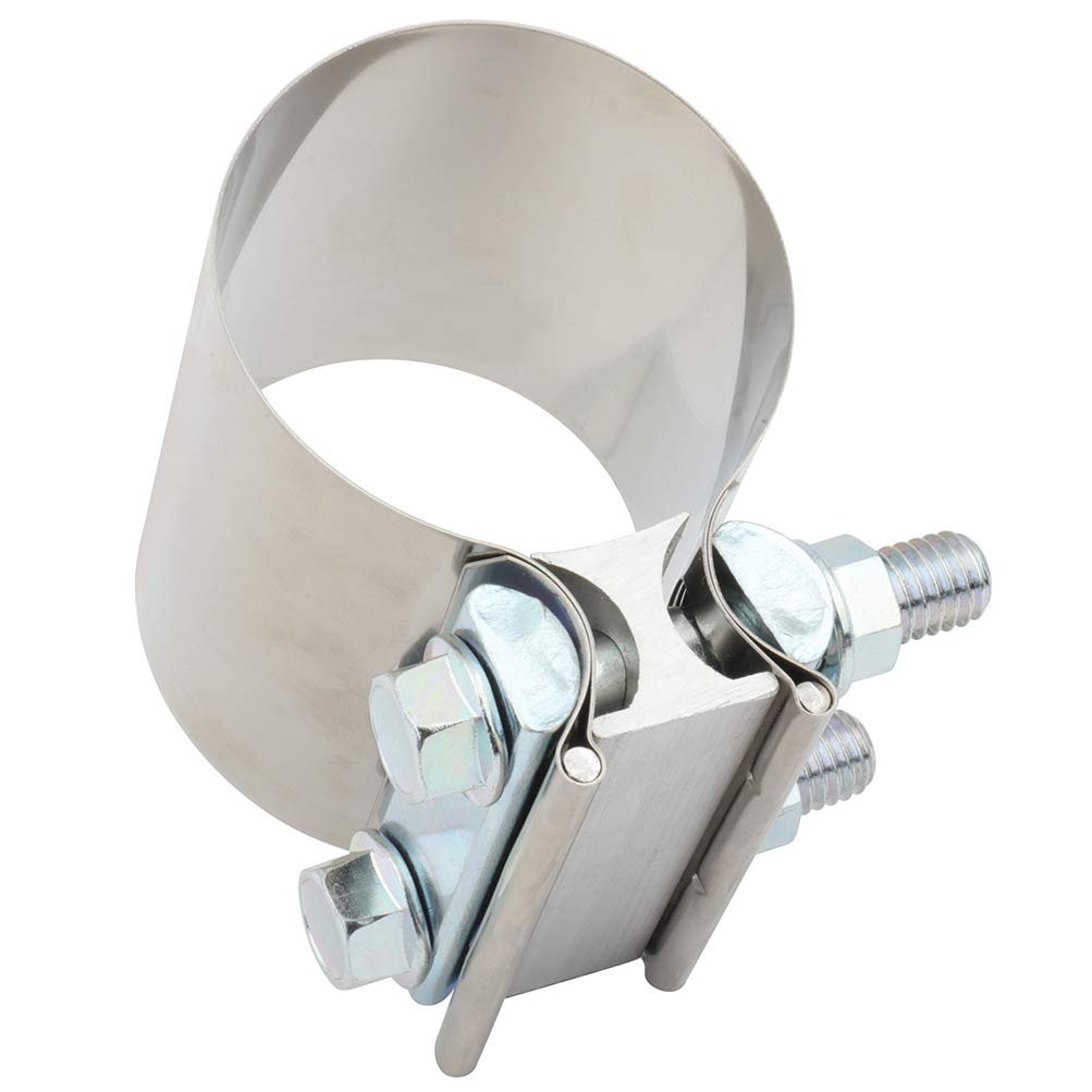 Buy 2.25 inch Butt Joint Band Sleeve Coupler Stainless Steel Flanges