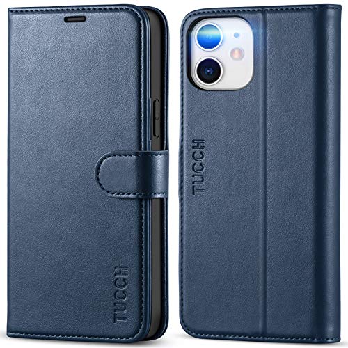 Portefeuille iPhone 12 étui housse protection cuir anti-choc rfid