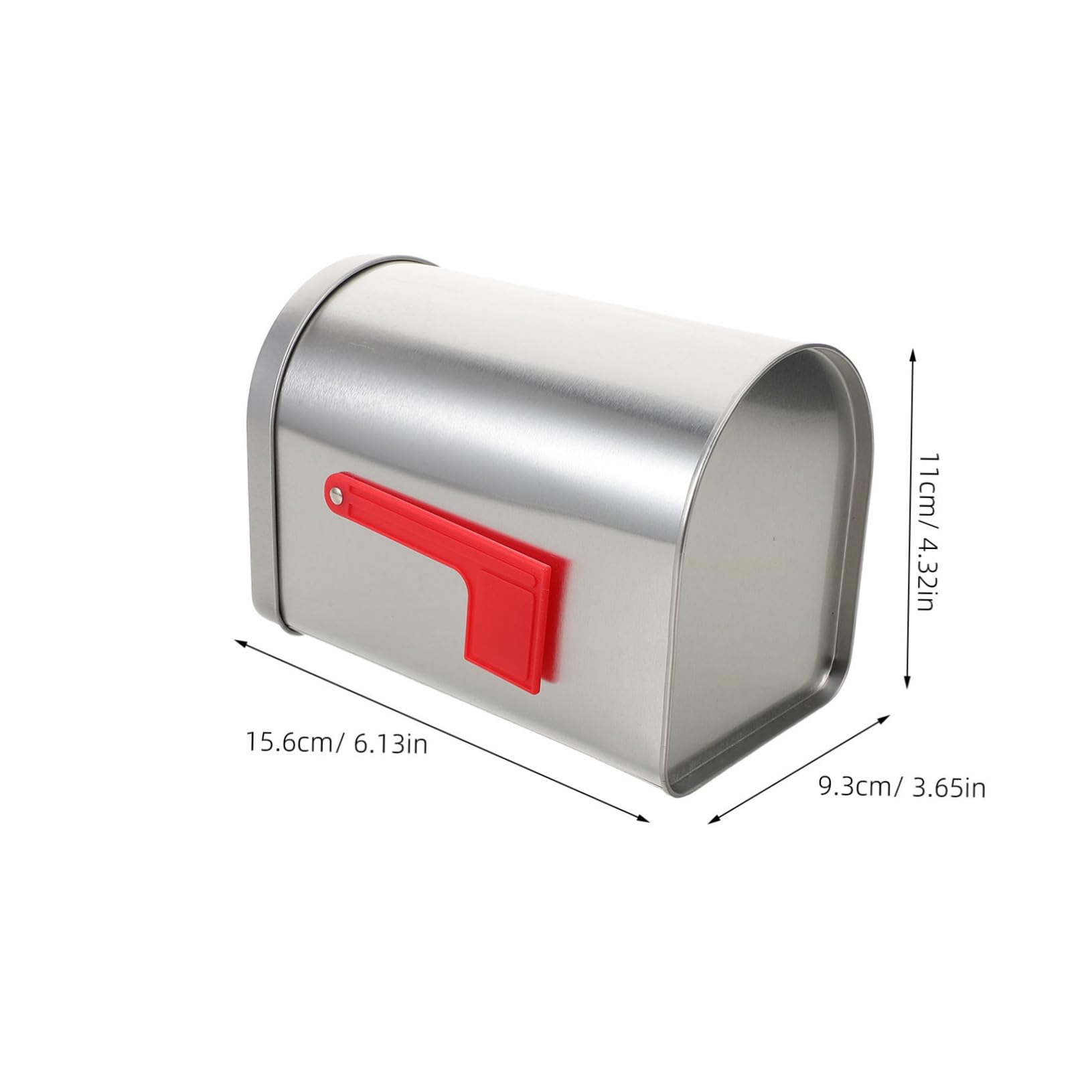 SOIMISS 3 Stücke Teiliges Mailbox Dose aus Dekorative Weihnachts Postbox Kleine Leere Süßigkeiten und Keksdosen aus Langlebigem Weißblech Vielseitige Aufbewahrung für Weihnachtsfeiern und