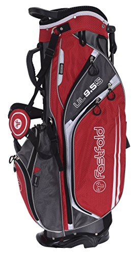 Fast Fold Ultra léger 24,1 cm Standbag, Mixte, Ultra Light 9.5 inch, Red//Charcoal Cover