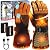 Heated Gloves, 7.4V Rechargeable Heated Gloves for Men Women, Waterproof Electric Heating Ski Gloves with Touchscreen for Winter Motorcycling Skiing Hunting Outdoor Work