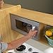 KidKraft Uptown Natural Wooden Play Kitchen with Play Phone, Chalkboard & Towel Rack, Gift for Ages 3+