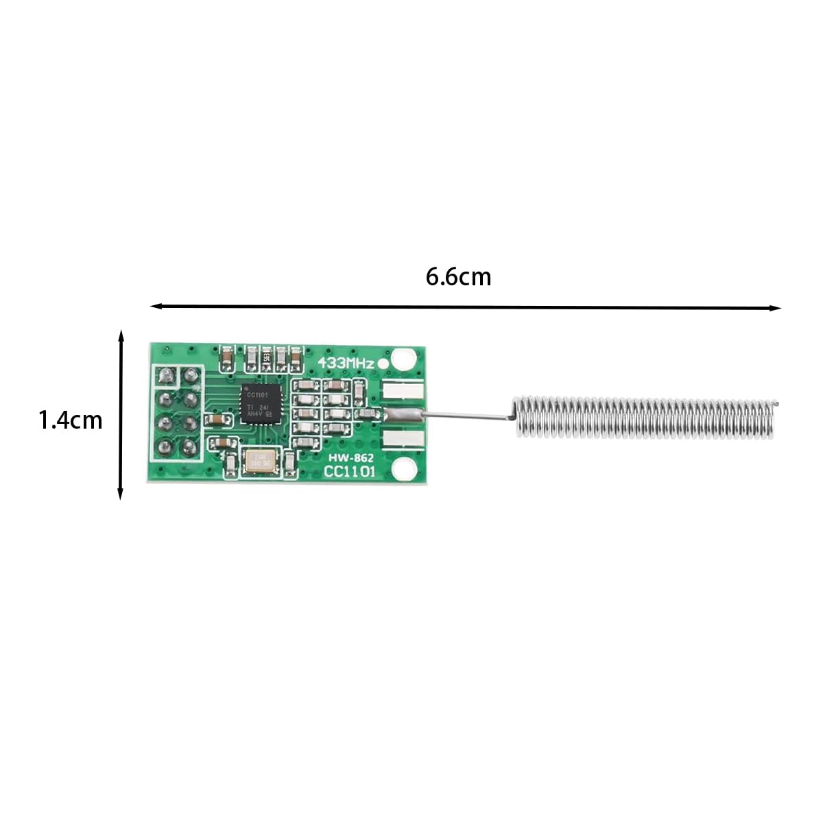 Module RF CC1101 émetteur-récepteur sans fil 433 MHz pour contrôle industriel
