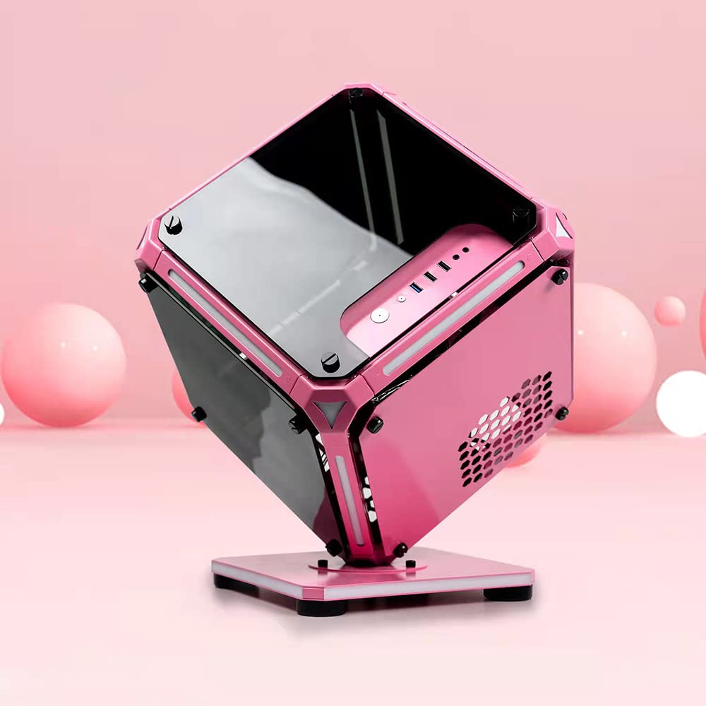 Buy PC Case for Micro-ATX Mini ITX Cube Computer Case with RGB