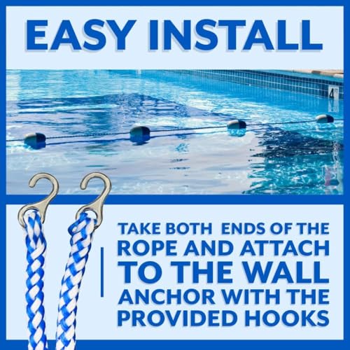Kit de cuerda y flotadores para piscina 25ft Poolzilla miniatura 6