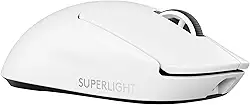 Mouse Gamer Sem Fio Logitech G PRO X SUPERLIGHT 2 com Tecnologia LIGHTSPEED, Ultraleve, Switch LIGHTFORCE, Sensor HERO 2 com 44K DPI, 5 botões programáveis e Bateria Recarregável - Branco