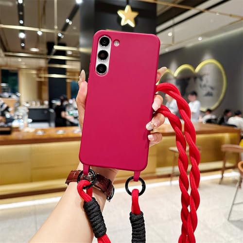 Étui cordon Samsung Galaxy S20 Ultra coque silicone rouge vin