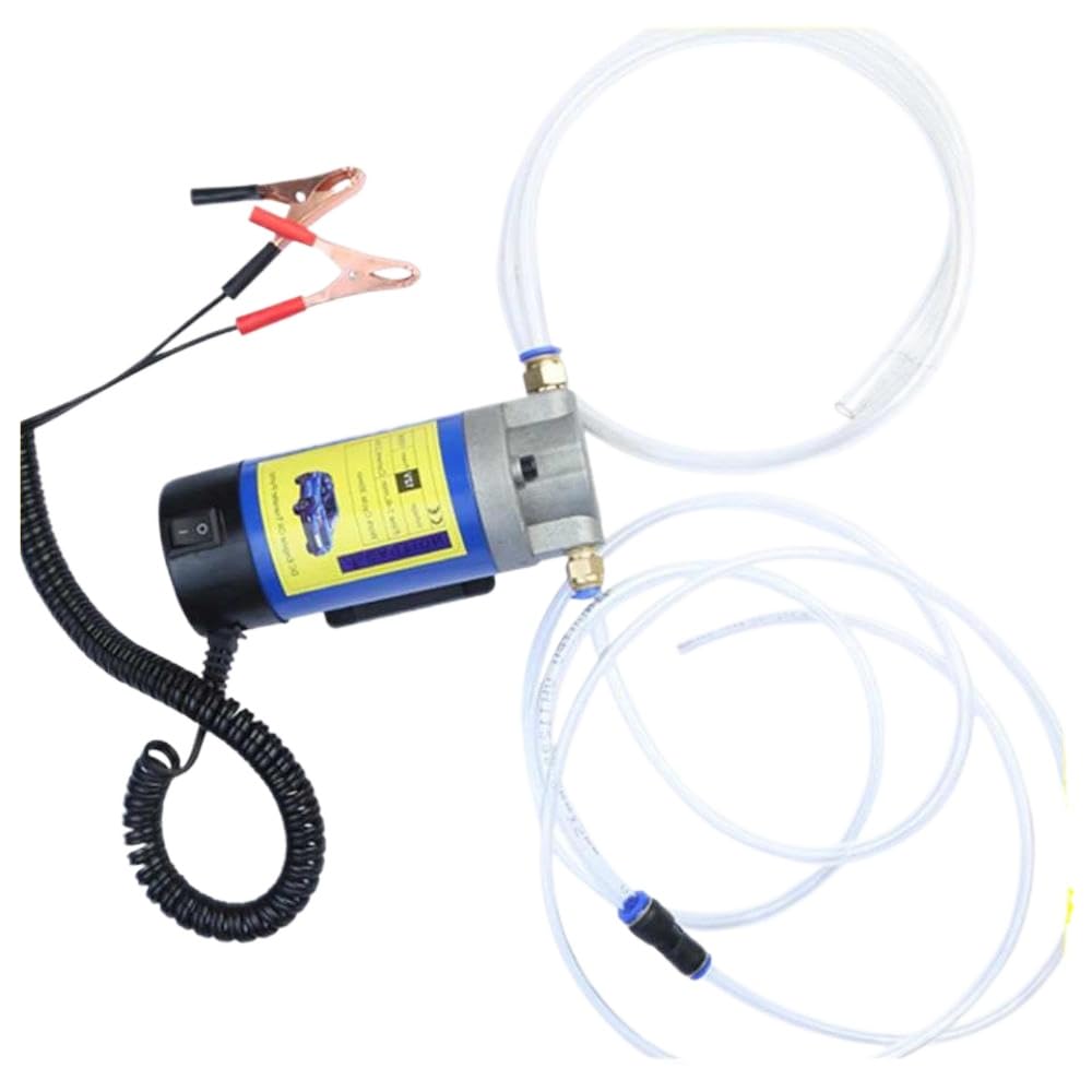Bomba de Aceite extractora diésel de 12V, Bomba de Cambio de Transferencia de succión, Herramienta de sifón de Fluido Compatible con Aplicaciones automotrices