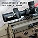 Monstrum Challenger 3-15x50 FFP MPVO Rifle Scope | Featuring ED Glass, Adjustable Objective, Precision Turrets with Zero Stop, Daylight Bright Reticle, and Anti-Cant Scope Rings | MIL Reticle