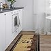 Machine Washable Chef Design Non-Slip Rubberback 2x5 Kitchen Runner Rug for Kitchen, Hallway, Bar, 20