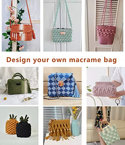 Cordon coton tressé de qualité supérieure pour macramé durable beige - 7