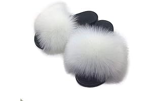 Dreamy Comfort: Women's Fuzzy Fluffy Furry Fur Slippers